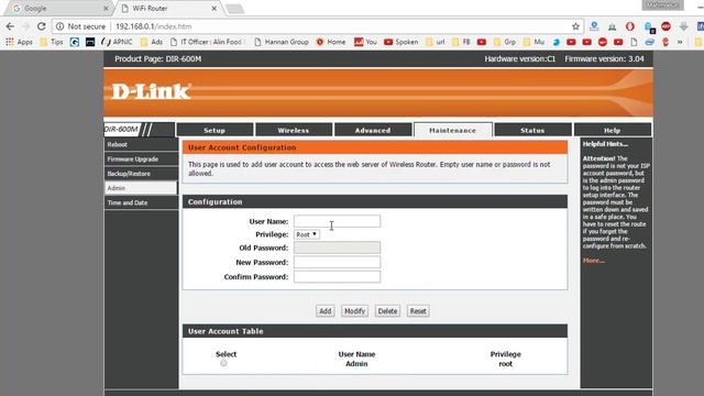 How to change admin password in dlink router 600m - [BlueLightTECH] смотреть онлайн