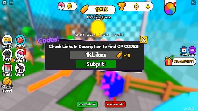 Roblox Shoot Wall Simulator New Codes May 2023 смотреть онлайн