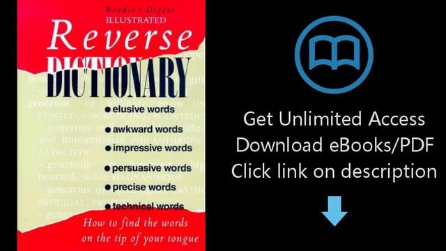 Reverse Dictionary смотреть онлайн