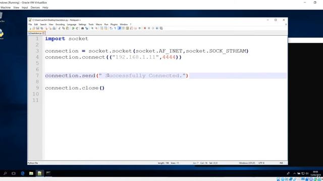 Send and Recieve Data Between Server & Client | Creating Undetectable Backdoor Python | HackVenom смотреть онлайн
