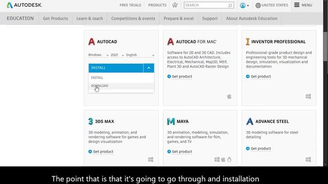 STEP 2 Download AutoCAD to a Windows10 PC смотреть онлайн