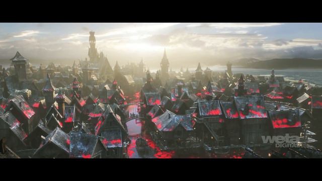 Хоббит-2: Weta - создание спецэффектов Озерного Города - рус. субтитры смотреть онлайн