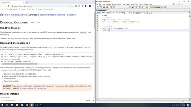 How To Convert HTML To DOCX Using PHP смотреть онлайн