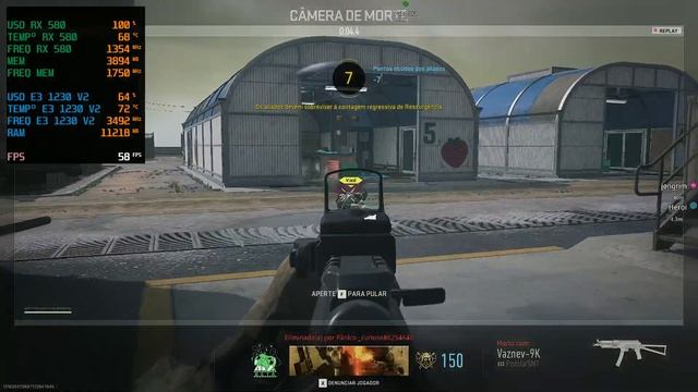 Cod Warzone 2.0 Teste RX 580 + Xeon E3 1230 V2 смотреть онлайн