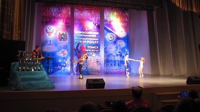 Томск 02.03.13. Акробатика (Юниоры и юниорки). Отборы. смотреть онлайн