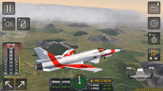 Flight Sim 2018 #158 - Nasa Supersonic Airplane Fly - Android Gameplay