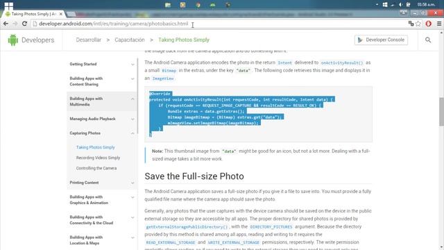Android Studio Tutorial español 1.64 - Tomar foto y mostrar en ImageView смотреть онлайн