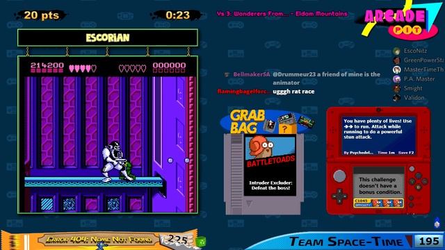 Arcade Pit S4, Game #34 (Error 404 vs. Space-Time) смотреть онлайн