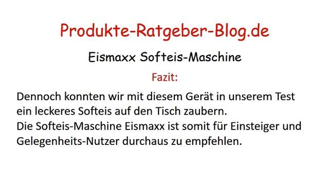 Test Eismaxx Softeis Maschine смотреть онлайн
