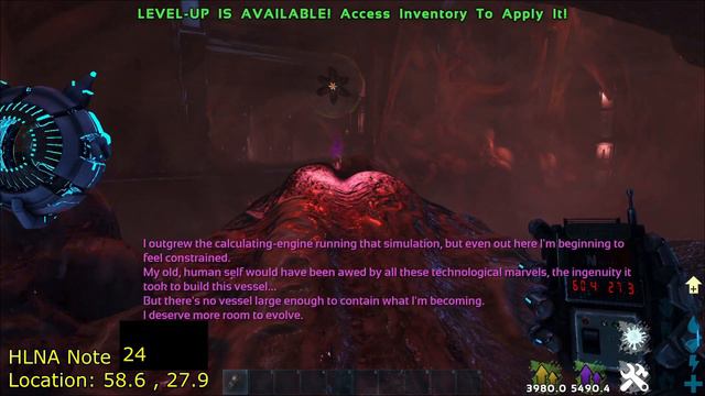 How To Find All 46 HLNA Explorer Notes! Ark Genesis 2 смотреть онлайн