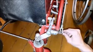 Рычаговая инвалидная коляска 407 модель, регулировка рулевого механизма!