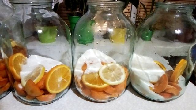 "Фанта" на быструю руку))) Компот из абрикос с апельсином и лимоном. смотреть онлайн