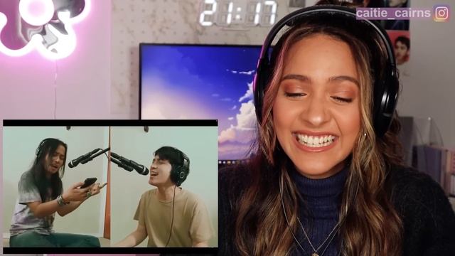 Nayl Author ft Dimas Senopati - Just Give Me A Reason (Acoustic Cover) | REACTION!! смотреть онлайн