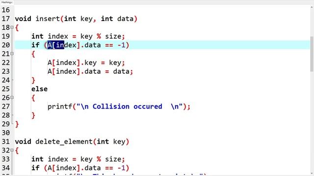 Hash table: Program смотреть онлайн