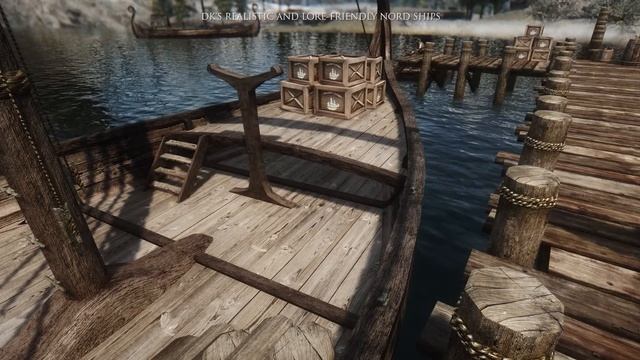 TES V - Skyrim Mods: DK's Realistic and Lore-Friendly Nord Ships смотреть онлайн