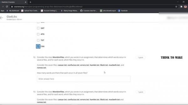 Java Programming: Arrays, Lists, and Structured Data, week(1-4) All Quiz with Answers .