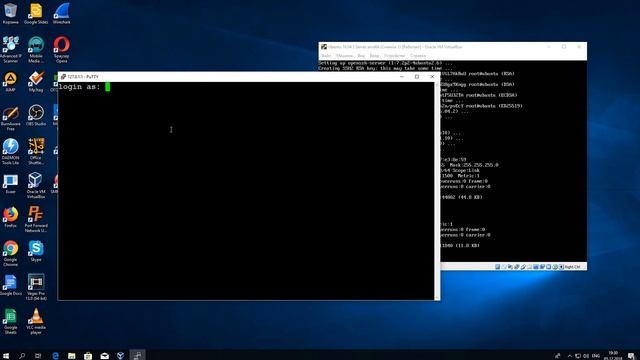 Доступ к Ubuntu на VirtualBox через PuTTY терминал (способ 1) смотреть онлайн