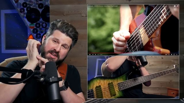 Bass Teacher REACTS to HAKEN - "Carousel" (Conner Green Bass Playthrough) смотреть онлайн