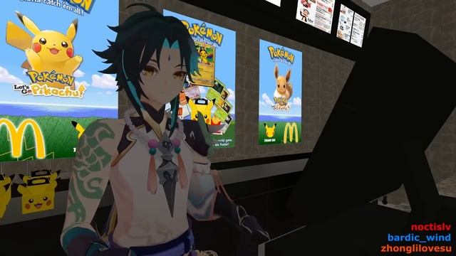 A Night at McDonald's (Genshin VR) смотреть онлайн