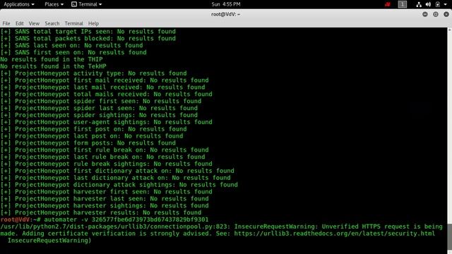 Kali Linux Tools - Information Gathering -- Automater tool смотреть онлайн