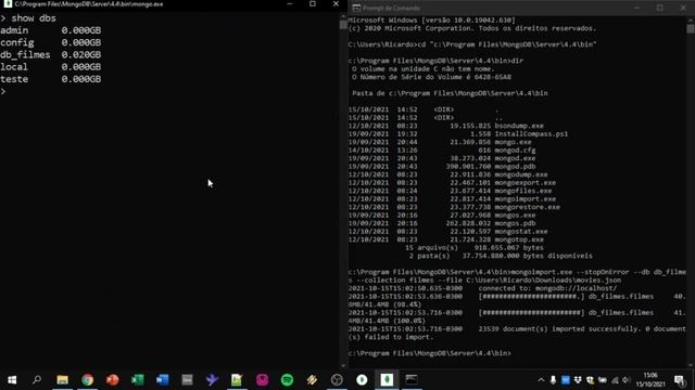 Aula 11 - [Backup, Importar e Exportar] Curso Introdutório sobre MongoDB смотреть онлайн