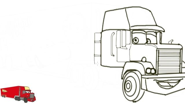 HOW TO DRAW CARS MACK HAULER | CARS 3 смотреть онлайн