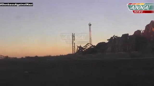 ДНР Донецк Дорога от 9 этажки в районе аэропорта до одной из позиций армии Новороссии 28 10 2014 смотреть онлайн