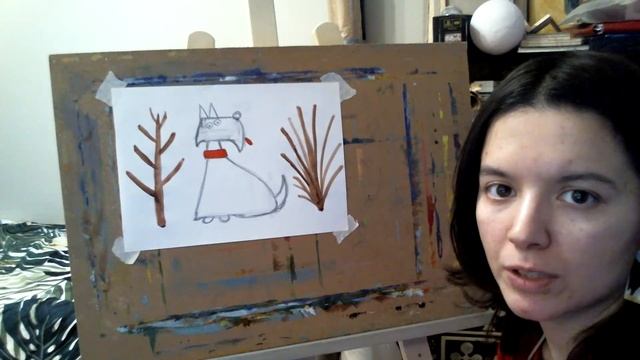 Рисуем собаку с детьми (дети 3 лет и старше) смотреть онлайн