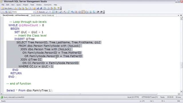 SQL Server Navigating a Hierarchy смотреть онлайн
