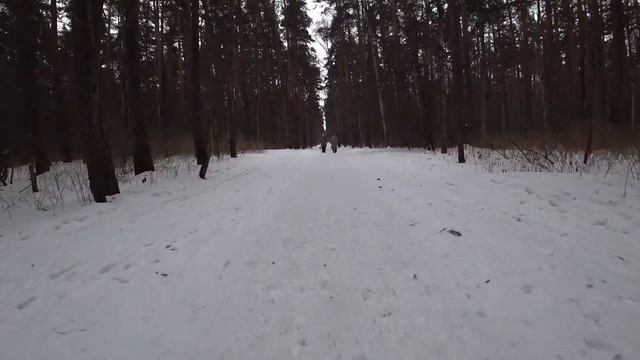 Зима,велосипед и камера Sony FDR X3000. смотреть онлайн