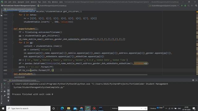 Student Management System Using Python with Database Connectivity #5 | Python mini projects #34 смотреть онлайн