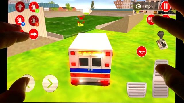 Emergency Ambulance Simulator Game iOS - Ambulance Games смотреть онлайн
