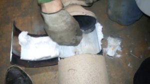 Снятие  катализатора  с глушителя Citroën  c5