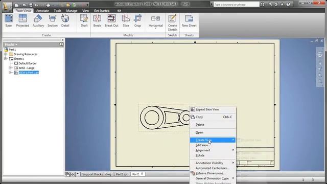 Part 1: AutoCAD Inventor LT Suite - Increase Your 2D Drafting Productivity смотреть онлайн