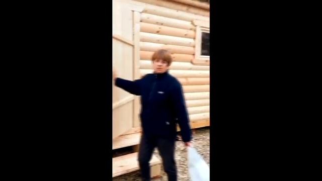 ПЕРЕВОЗНАЯ Баня из бруса. ОТЗЫВ Заказчика! смотреть онлайн