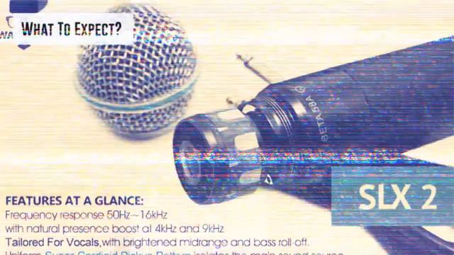 Replica Shure SLX24/BETA58 Wireless Microphone System смотреть онлайн