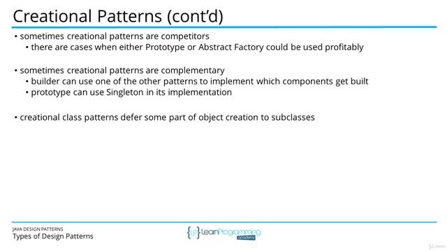 The Java Design Patterns Course--5 Types of Design Patterns смотреть онлайн