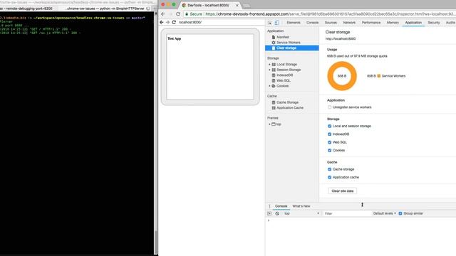 Headless Chrome Offline Issue with Service Workers смотреть онлайн