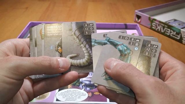 Распаковка настольной игры - Space Freaks: Violet Morass смотреть онлайн