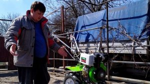 Дизельный Мотоблок 9лс,Обзор.