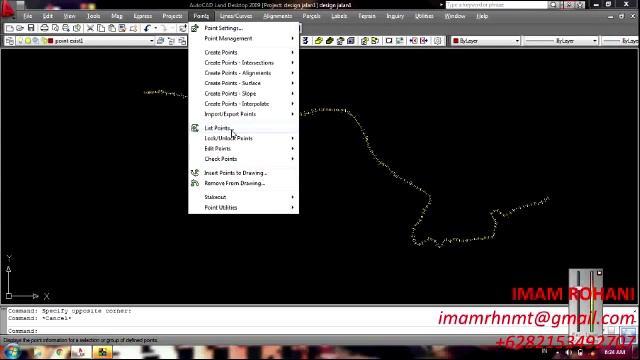 Tutorial part 4; Autocad civil 3d Land Desktop 2009; import point 2; Bahasa Indonesia смотреть онлайн