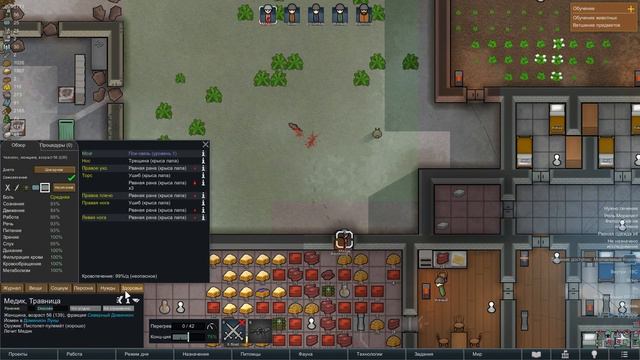 Пациент №2 был избавлен от лишних частей ► #rimworld #римворлд #colony #колония ► RimWorld # 9 смотреть онлайн