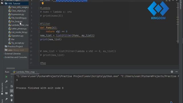 Lamda, filter and map Functions in Python Programming смотреть онлайн