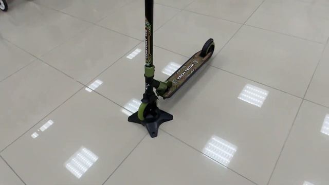 Самокат городской Tech Team COMFORT 145R черный зеленый УТ-00001631 смотреть онлайн