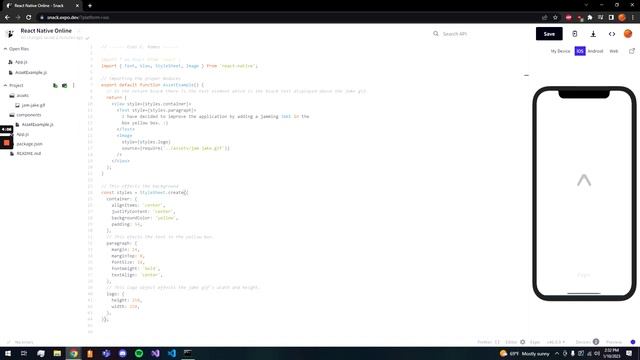 Learning about React Native Online :) смотреть онлайн