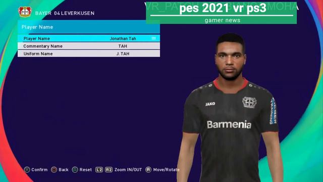 PES 2021 PS3 VR_PATCH link download