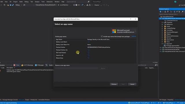 How to solve SignTool Error: No certificates were found that met all the given criteria error (UWP) смотреть онлайн