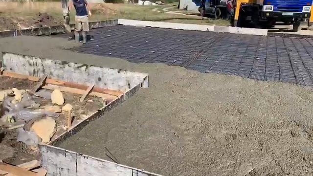 Укладка бетонного раствора в Ставрополье