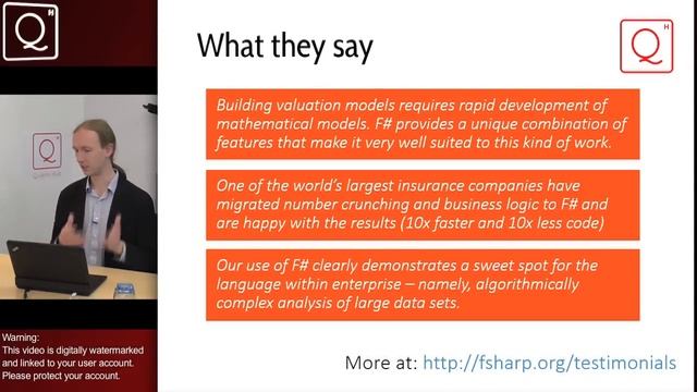 F# and Functional Programming in Finance (Introduction) - Presented by Tomas Petricek смотреть онлайн
