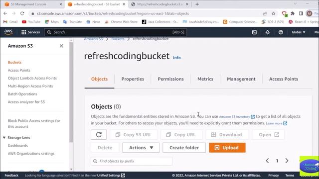 Creating a bucket and uploading an object in AWS S3 смотреть онлайн